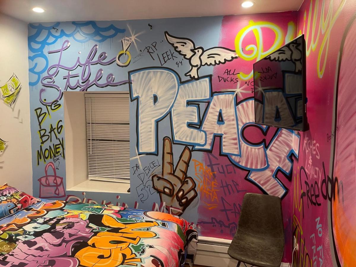 Art Deco Graffiti Suite Philadelphie Extérieur photo